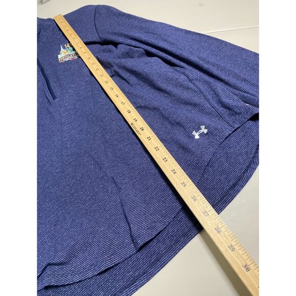 Under Armour Kentucky Derby 145 Half Zip Shirt Women XL Blue 2019 Long Sleeve - Picture 6 of 15